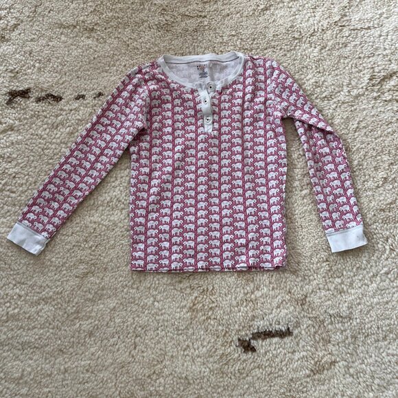 Roller Rabbit Long Sleeve Pajamas Girls Size 12, Pink Hathi - Picture 1 of 5